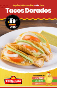 Tacos Dorados - $89